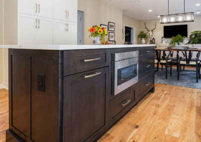 Kitchen Island with Plenty of Storage and usable surface area