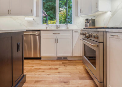 Beautiful Kitchen Flooring compliment the updated renovations and improvements