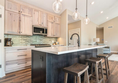 New Kitchen Island After Redesign