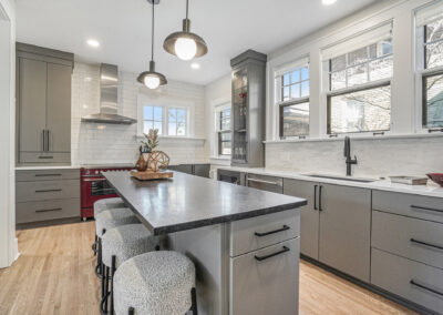 New Kitchen Island and Lighting