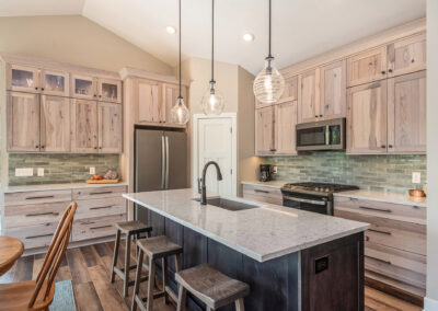 New Kitchen Island Area and Cabinetry