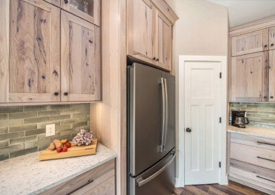 New Kitchen with Stainless Refrigerator