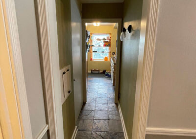 Pontiac Kitchen Before 6 - hallway, passage, flooring